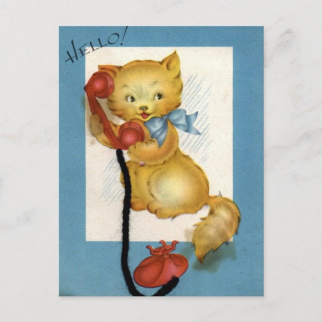 Vintage vykort (Framsida)