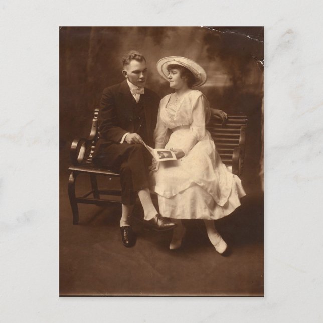 Vintage vykort (Framsida)