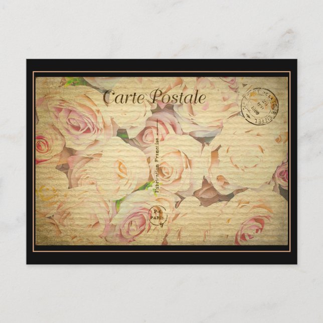 Vintage vykort Alla hjärtans dag (Framsida)