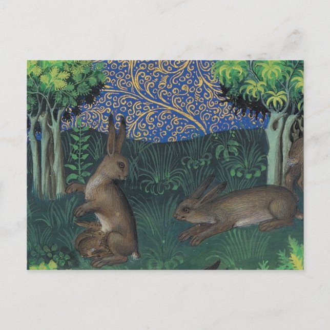 Vintage vykort illustration (Framsida)