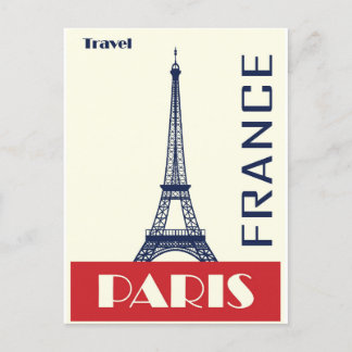 Vintage vykort Paris vykort