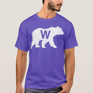 Vintage W Bear Blue T Shirt