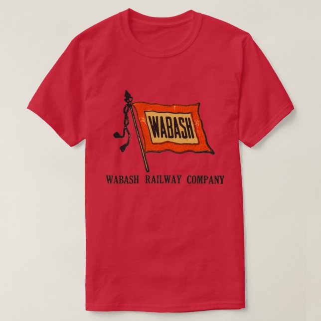 Vintage Wabash Railroad 1 T Shirt (Design framsida)