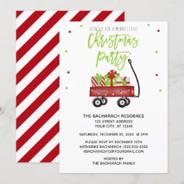 Vintage Wagon Farmhouse-Julfest Inbjudningar