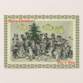 Vintage Wain Cats-Roligten Party Folierat Kort
