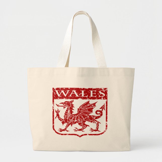 Vintage Wales Jumbo Tygkasse (Framsidan)