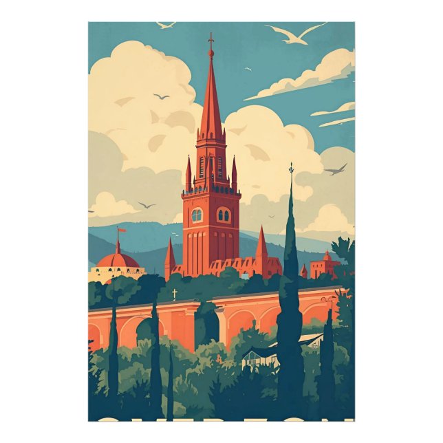 Vintage wall art fototryck (Framsidan)