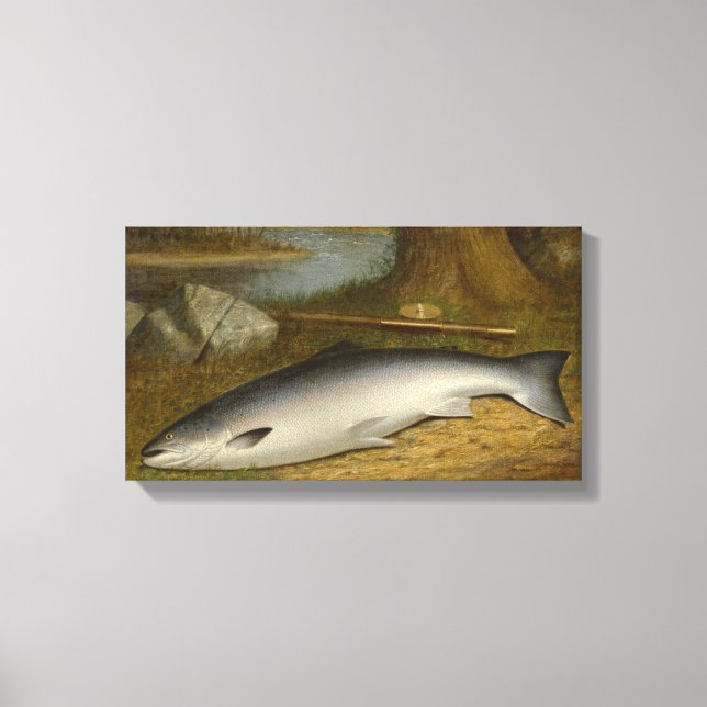 Vintage Walter Brackett lyckades fånga Canvastryck (Framsida)