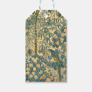 Vintage Walter Crane Ara- och citrusfrukt konst Presentetikett