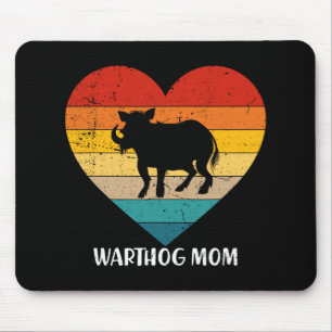 Vintage Warthog Mamma Mors dag Animal Lover Musmatta
