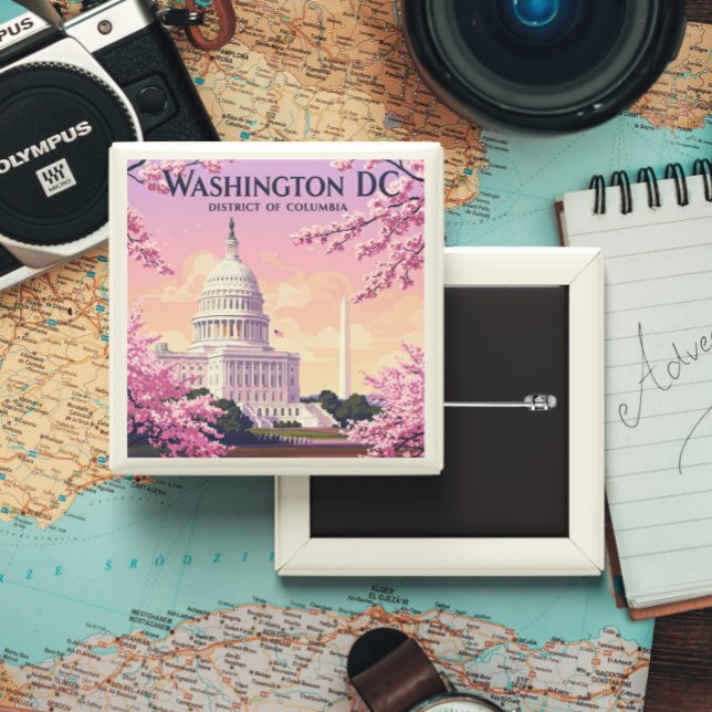 Vintage Washington D.C. Knapp (Skapare uppladdad)