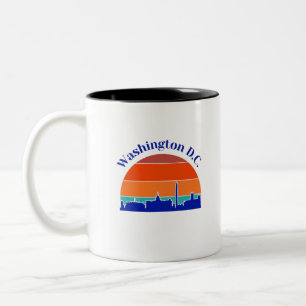 Vintage Washington D.C. Två-Tonad Mugg