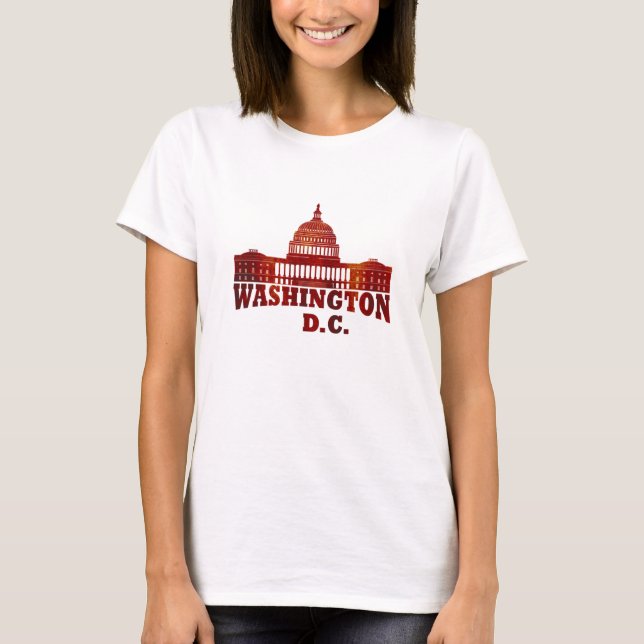 Vintage Washington DC T Shirt (Framsida)