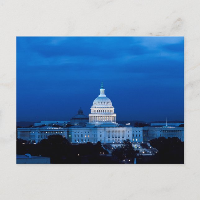 Vintage Washington DC-vykort Vykort (Framsida)