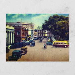 Vintage Washington Square, Newport, Rhode island Vykort