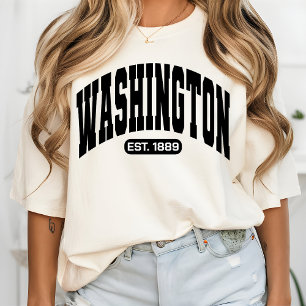 Vintage Washington Tröja, Patriotisk Present för K T Shirt