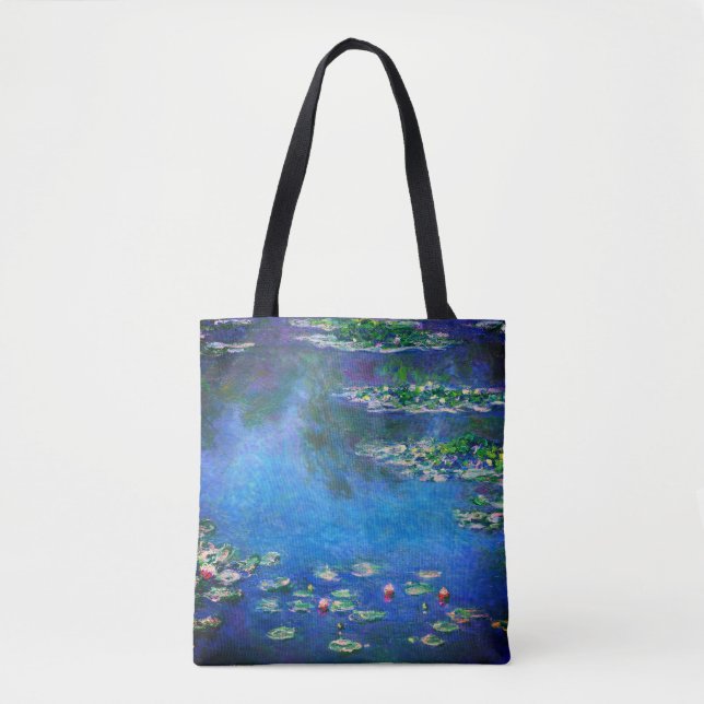 Vintage Water Lilies by Claude Monet Tygkasse (Framsida)