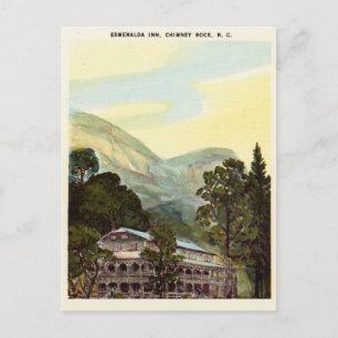 Vintage Watercolor Esmerelda Inn, North Carolina Vykort