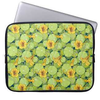 Vintage Waterlilies Laptop Fodral
