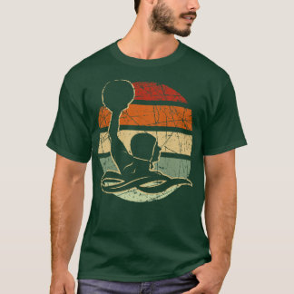 Vintage Waterpolo Player Retro Polo T Shirt
