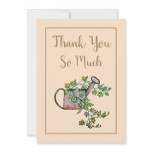 Vintage Wating kan 5 x 7 enkelt tackkort