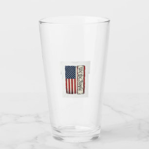 Vintage We the People Flag Patriotisk T-Shirt Desi Glaskopp