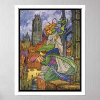 Vintage Weather Sprites av Florence Harrison Poster