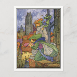 Vintage Weather Sprites av Florence Harrison Vykort