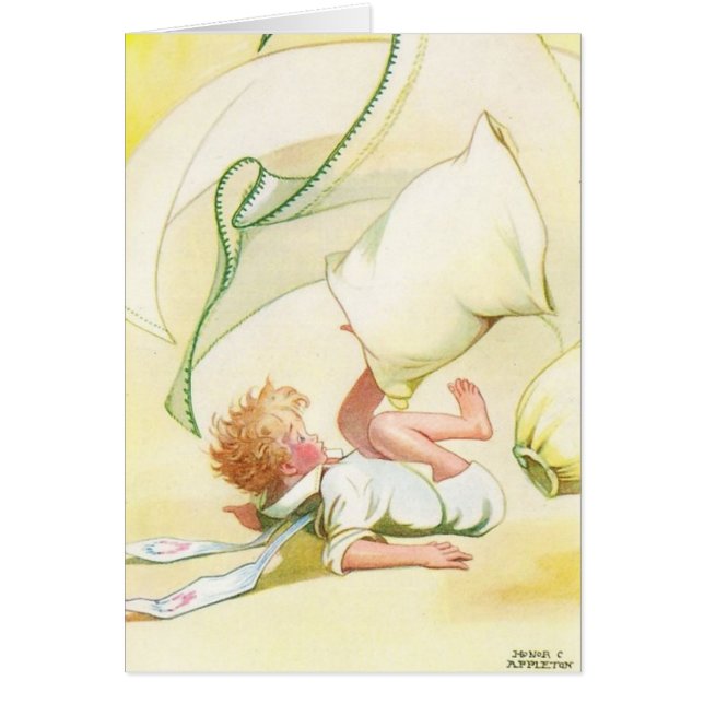 Vintage - WeeWee Willie Winkie, Hälsningskort (Framsidan)