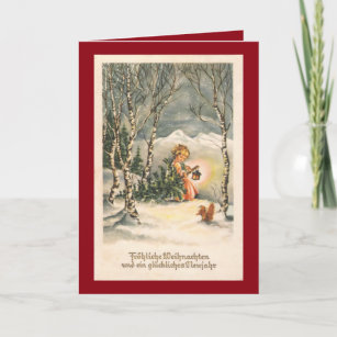 Vintage Weihnachten German Greeting Card Helgkort