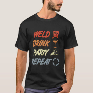 Vintage Welding Joke Tradesman T Shirt