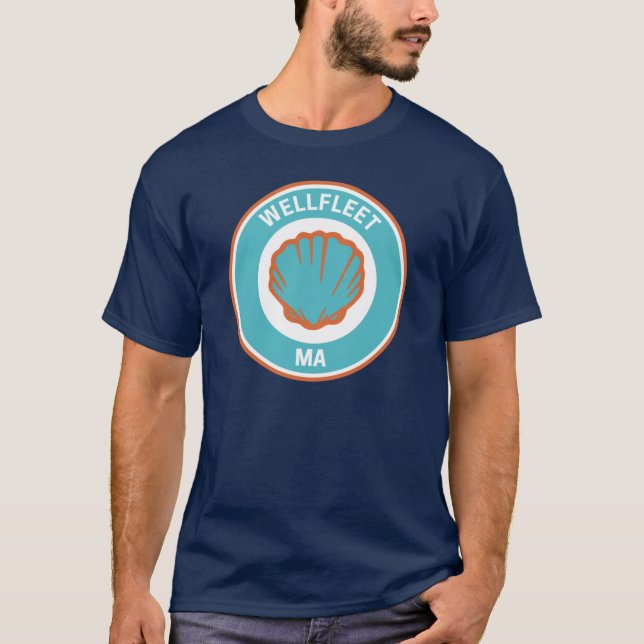 Vintage Wellfleet Massachusetts T Shirt (Framsida)