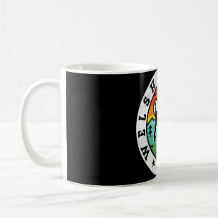 Vintage Welsh Terrier Retro Hund Pappa Kaffemugg