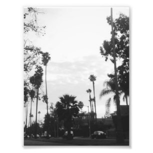 Vintage West Hollywood, Los Angeles, Kalifornien Fototryck