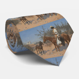 Vintage Western Cowboy Horse and Colt Slips