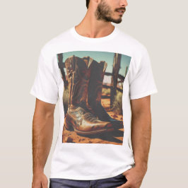 Vintage Western CowboyBoots T-Shirt