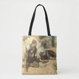 Vintage Western Cowboys, Hopalong av NC Wyeth Tygkasse