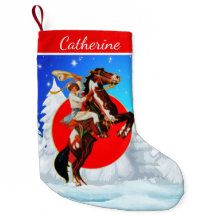 Vintage Western Cowgirl on Rearing Horse