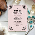 Vintage Western Cowgirl Rodeo 30års födelsedag Par Inbjudningar<br><div class="desc">Saddla upp för en vild firande med den här Vintagens inbjudan till Westerna Cowgirl Rodeo 30års födelsedag Party. Den här inbjudan innehåller rustik design och fet typografi och anger perfektens tonläge för en milstolpe för land-chicen. Anpassa detaljerna för att skapa ett unikt inbjudan som kommer att ge dina gäster redo...</div>