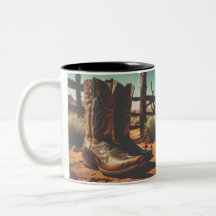 Vintage Western kaffe Mugg | CowboyBoots