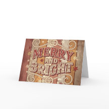 Vintage Western Merry and Bright Jul