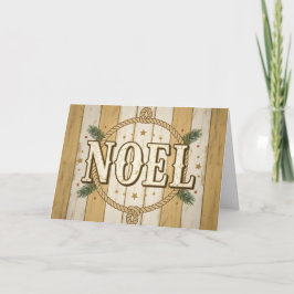 Vintage Western Noel Jul Helgkort