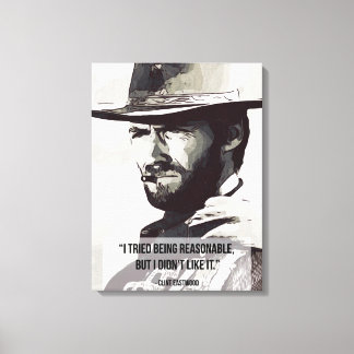 Vintage Western Porträtt Poster Art Canvastryck