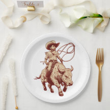 Vintage Western Ride Proud Little Cowboy