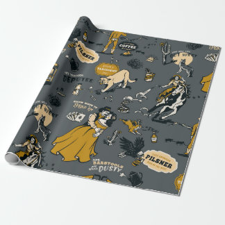 Vintage Western Vilda western Yellowstone Cowboy G Presentpapper