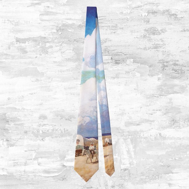 Vintage Westerna Cowboys, Covered Wagons by Wyeth Slips (Skapare uppladdad)