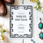 Vintage Westernt Cowboy Rustic-Landsbyggsbröllop Inbjudningar<br><div class="desc">Vintage Western inbjudan till Rustic-Landsbyggsbröllop för Cowboy Rustic</div>