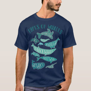 Vintage Whale Älskare Design 1 T Shirt