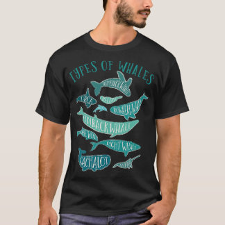 Vintage Whale Älskare Design T Shirt