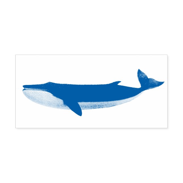 VINTAGE WHALE GUBBER FRIMÄRKE SJÄLVFÄRGANDE STÄMPEL (Design)